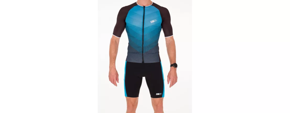 Z3R0D Racer Singlet Синий / Мужской стартовый топ с рукавами Zerod фото 1 Z3R0D Racer Singlet Синий / Мужской стартовый топ с рукавами Zerod фото 1