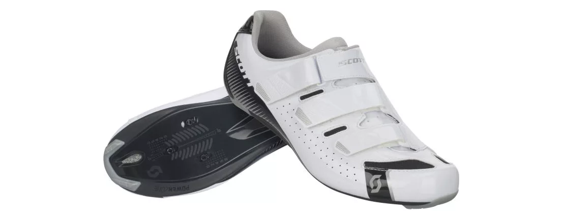 Scott Road Comp Gloss White\Gloss Black / Мужские шоссейные велотуфли