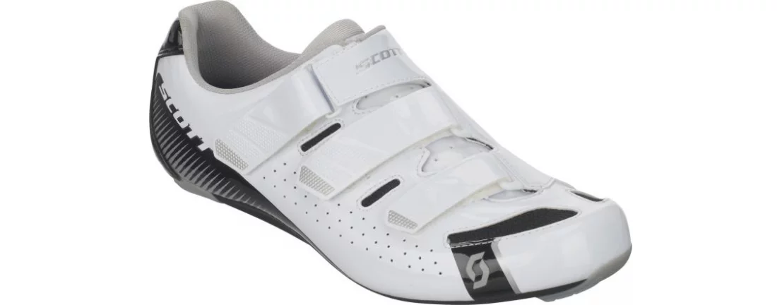 Scott Road Comp Gloss White\Gloss Black / Мужские шоссейные велотуфли 1