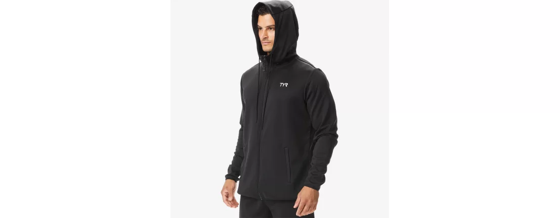 TYR Men's Team Zip Hoodie / Мужская кофта на молнии фото 4