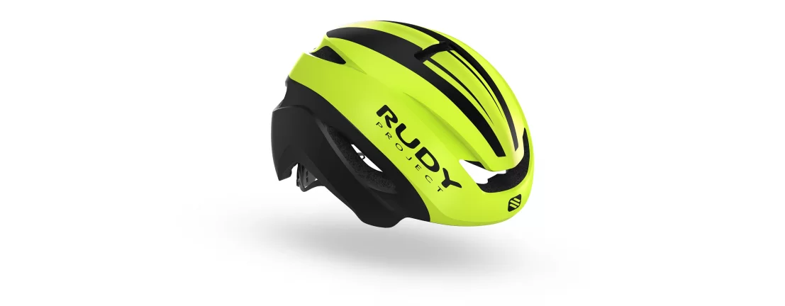 Rudy Project Volantis Yellow Fluo - Black Matt S-M / Шлем фото