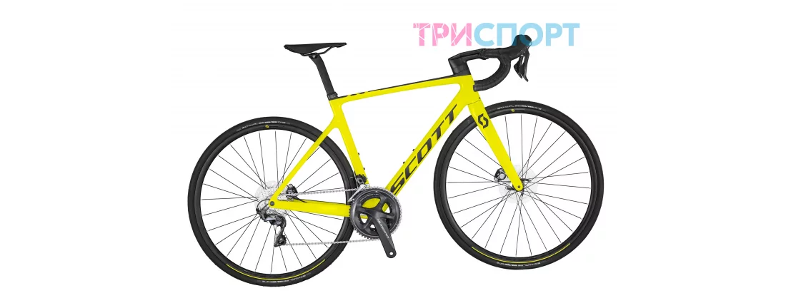 Scott Addict RC 30 yellow / 2020 / Велосипед шоссейный