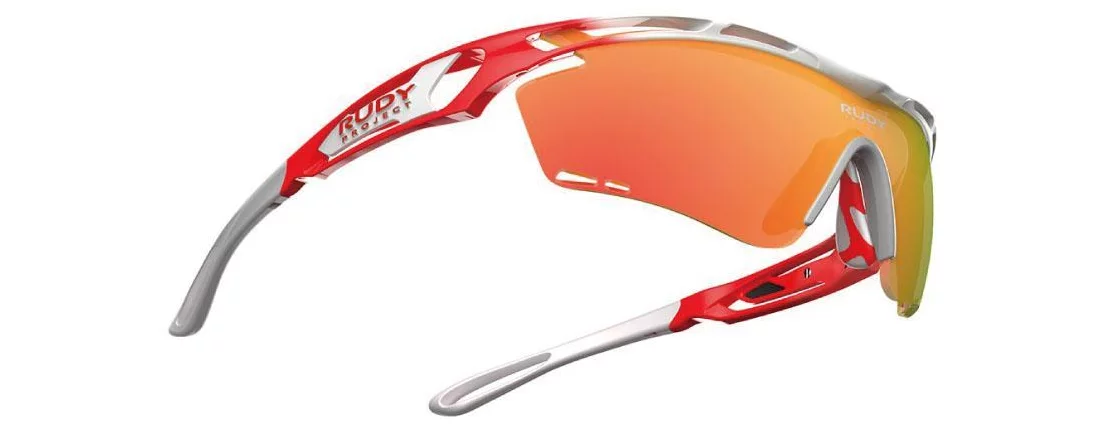 Rudy Project Tralyx Fade Racing Pro White Gloss - Ml Orange / Очки фото 1