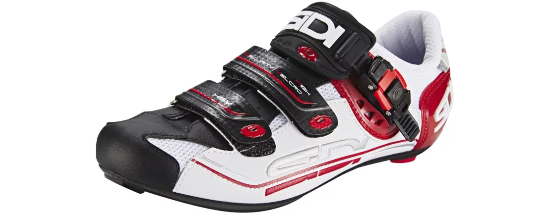 SIDI GENIUS 7 / Велотуфли шоссейные (белый/черный/красный) фото