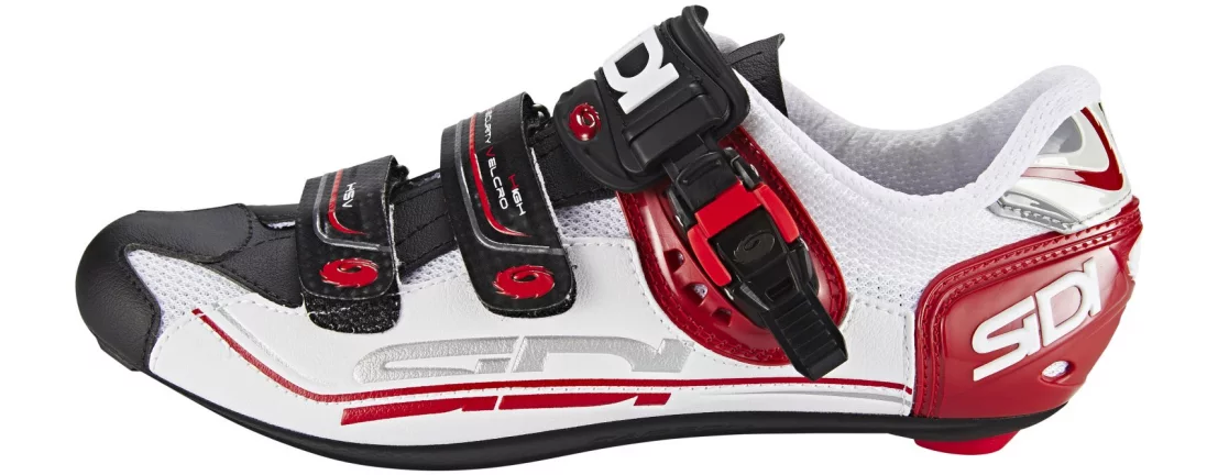 SIDI GENIUS 7 / Велотуфли шоссейные (белый/черный/красный) фото 1