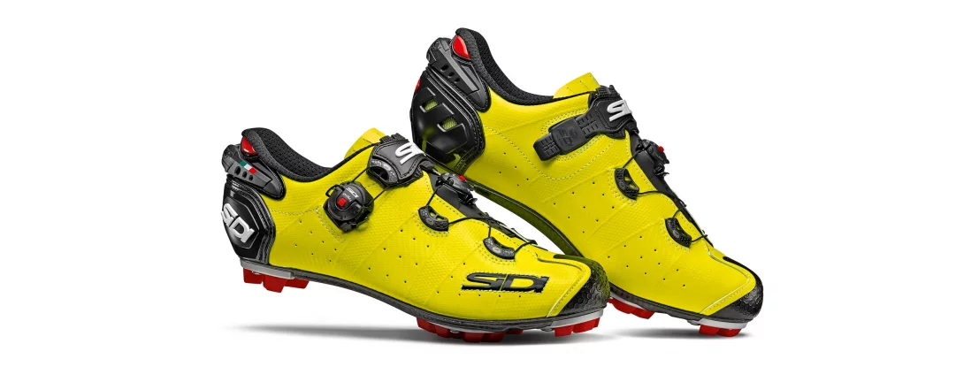 SIDI MTB DRAKO 2 Carbon SRS / Велотуфли MTB (желтый флюор./черный) фото