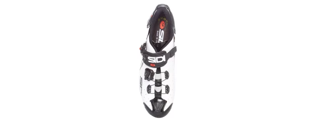 SIDI MTB DRAKO Carbon SRS / Велотуфли MTB (белый/черный лакированный) фото 4