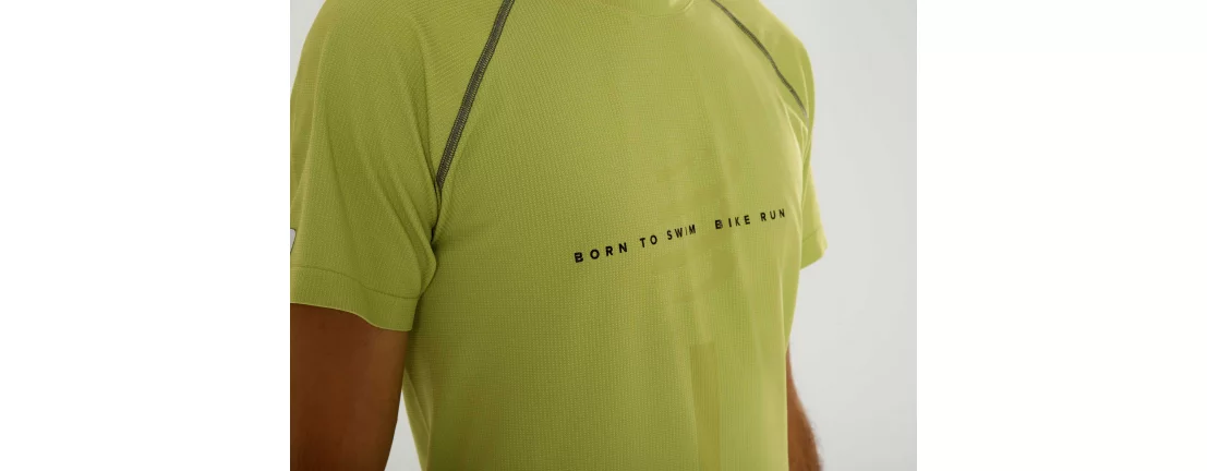 Compressport Raining Tshirt Ss - Born To Swimbikerun 2020 фото 3
