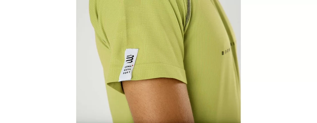 Compressport Raining Tshirt Ss - Born To Swimbikerun 2020 фото 4