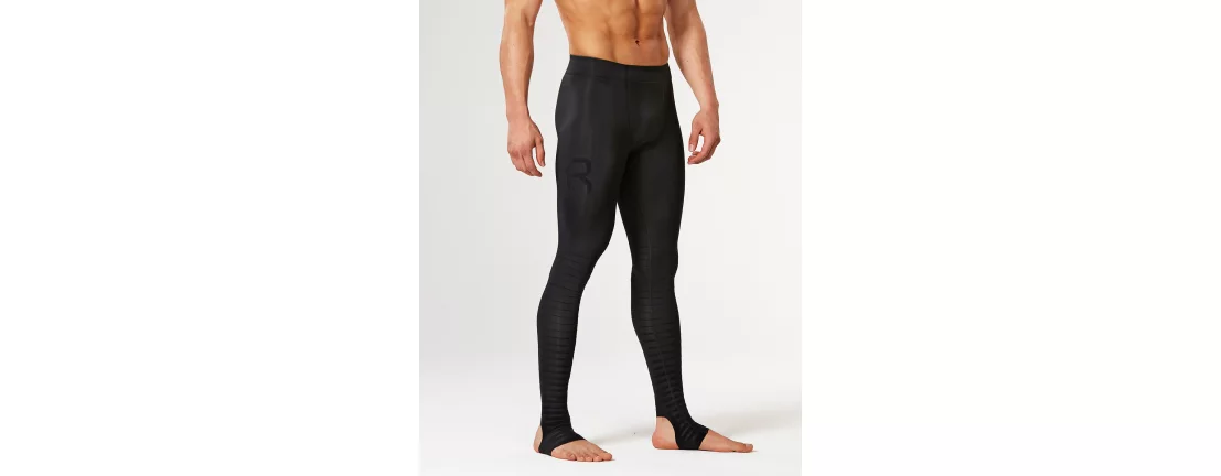 2XU Power Recovery Compression Tights / Мужские компрессионные тайтсы со штрипками