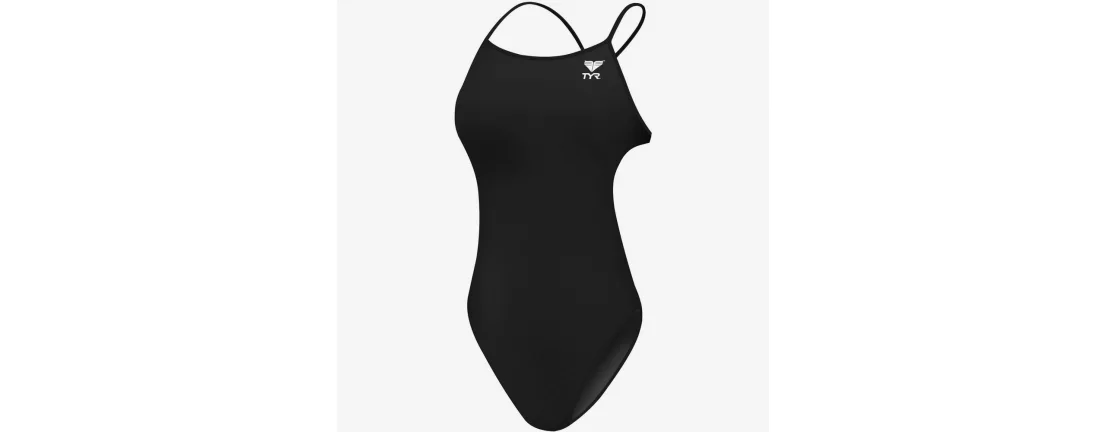 TYR Durafast Elite Solid Cutoutfit / Купальник слитный фото 2