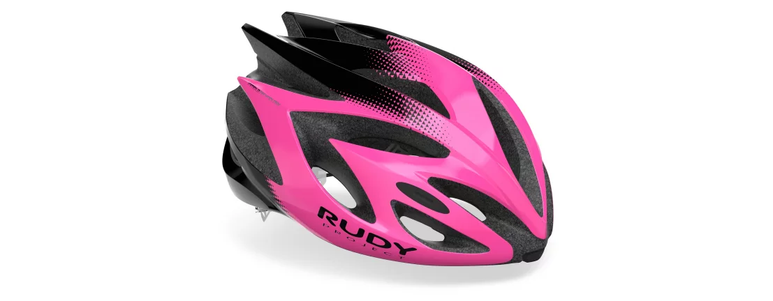 Rudy Project Rush Pink Fluo - Black Shiny S / Шлем