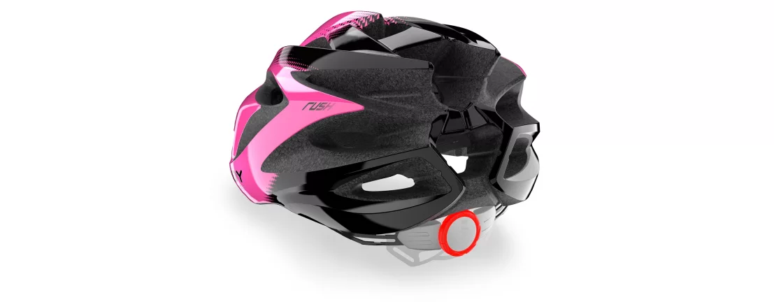 Rudy Project Rush Pink Fluo - Black Shiny S / Шлем 3