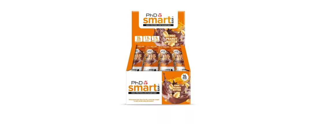 PhD Smart Bar Шоколад-Арахисовое Масло / Батончик протеиновый (65g) 2