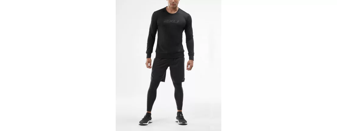 2XU Transit LS Crew / Мужская универсальная кофта 2в1 3