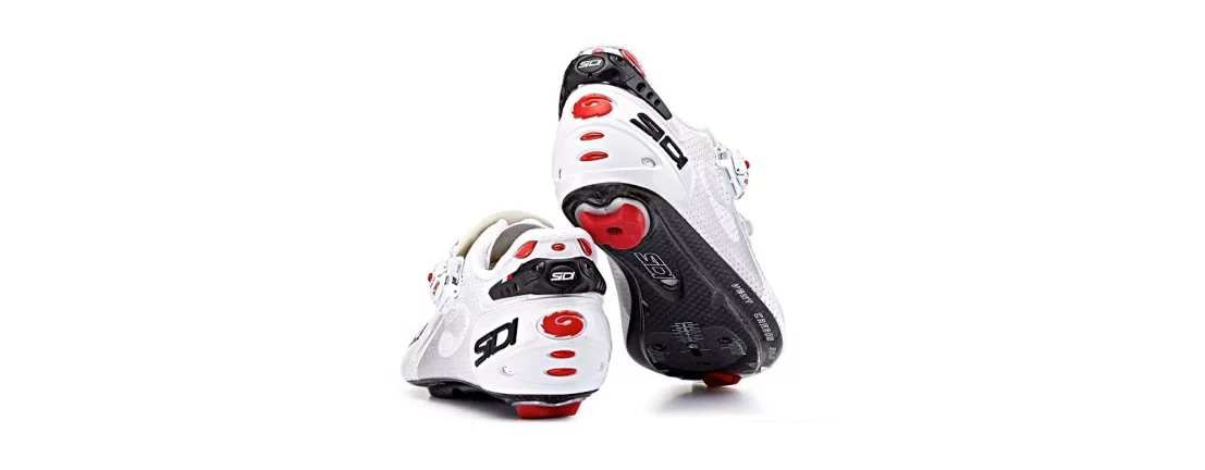 SIDI WIRE Carbon Air / Велотуфли шоссейные (белый/белый лакированный) фото 2
