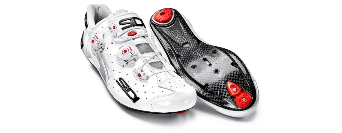SIDI WIRE Carbon / Велотуфли шоссейные (белый/белый лакированный) фото 1