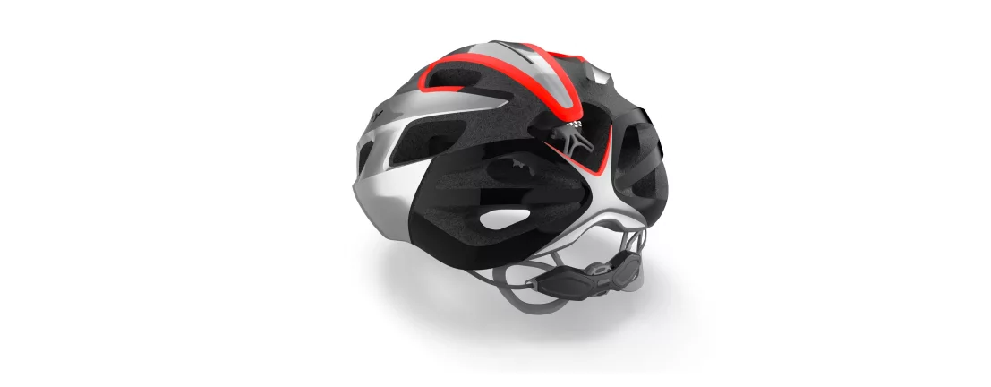Rudy Project STRYM GREY METALLIC - RED FLUO SHINY S/M / Шлем фото 3 Rudy Project STRYM GREY METALLIC - RED FLUO SHINY S/M / Шлем фото 3