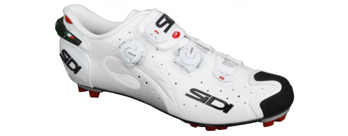 SIDI MTB DRAKO Carbon SRS / Велотуфли MTB (белый лакированный) фото