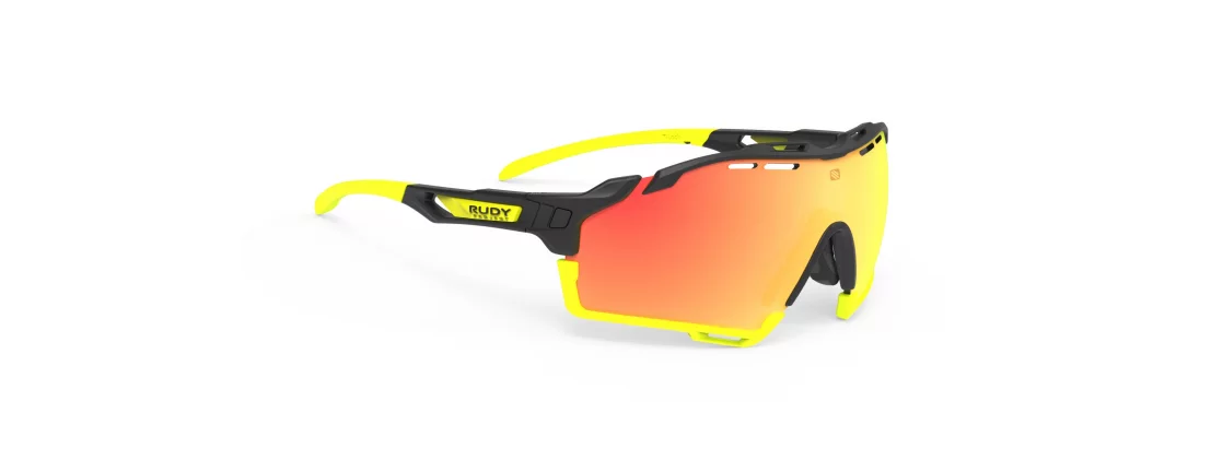 Rudy Project CUTLINE Black Matte - Multilaser Orange