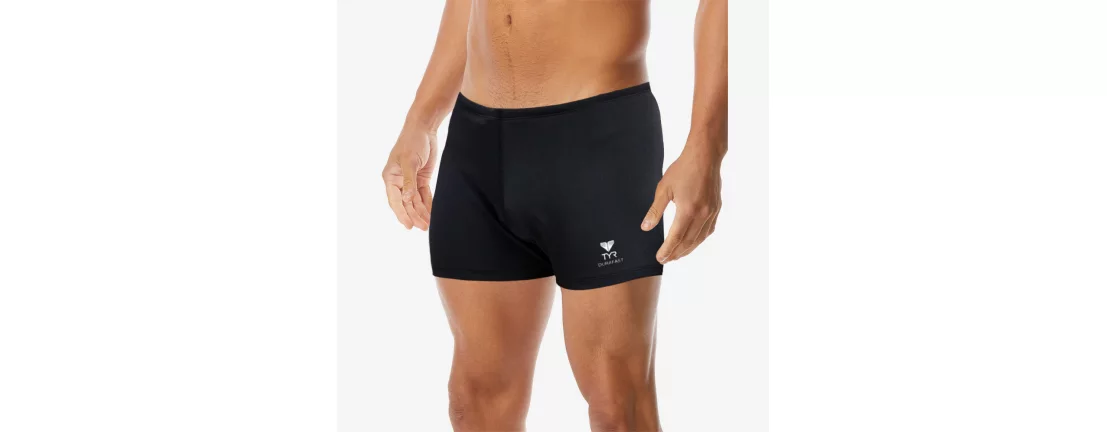 TYR Durafast Elite Sollid Square Leg / Шорты плавательные фото 1