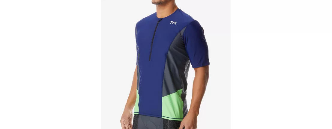 TYR Men's Competitor Short Sleeve Top / Мужская стартовая футболка фото 2