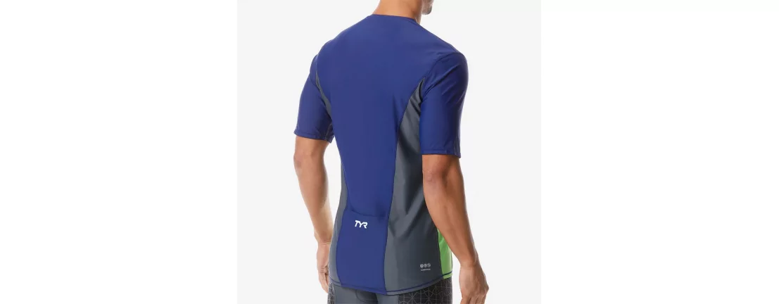 TYR Men's Competitor Short Sleeve Top / Мужская стартовая футболка фото 3