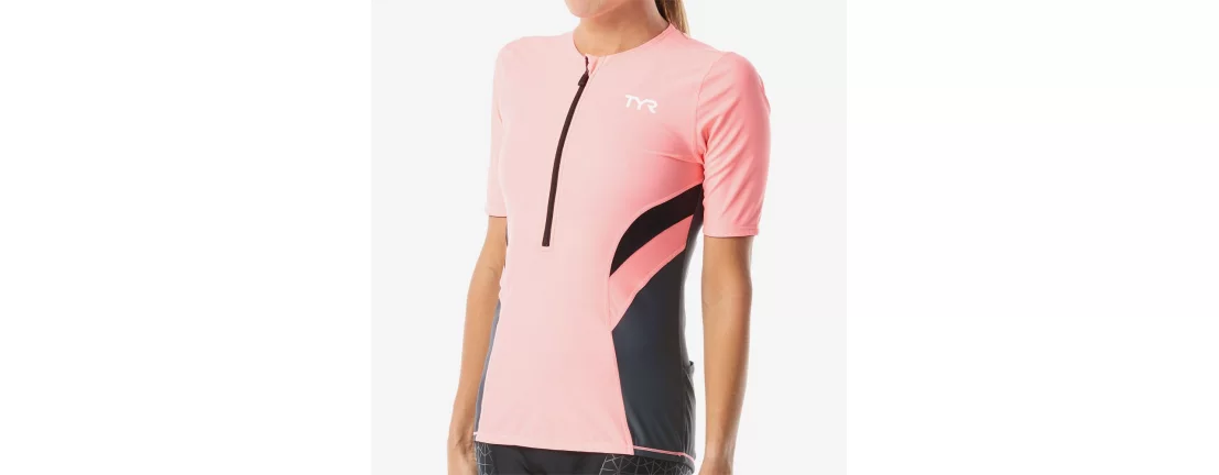 TYR Women's Competitor Short Sleeve Top / Женская стартовая футболка фото 2
