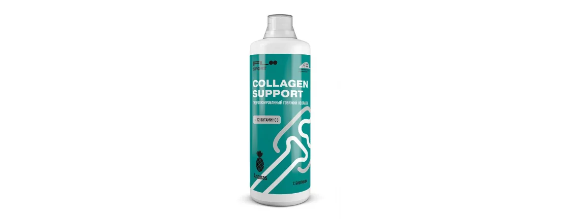 Floo Sport Collagen Support Ананас / Препарат для суставов и связок (500ml) фото