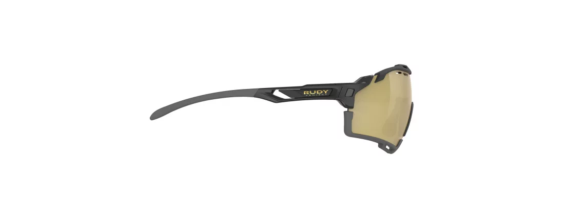 Очки Rudy Project CUTLINE Black Gloss - MLS Gold bumper - Black/Grey 3