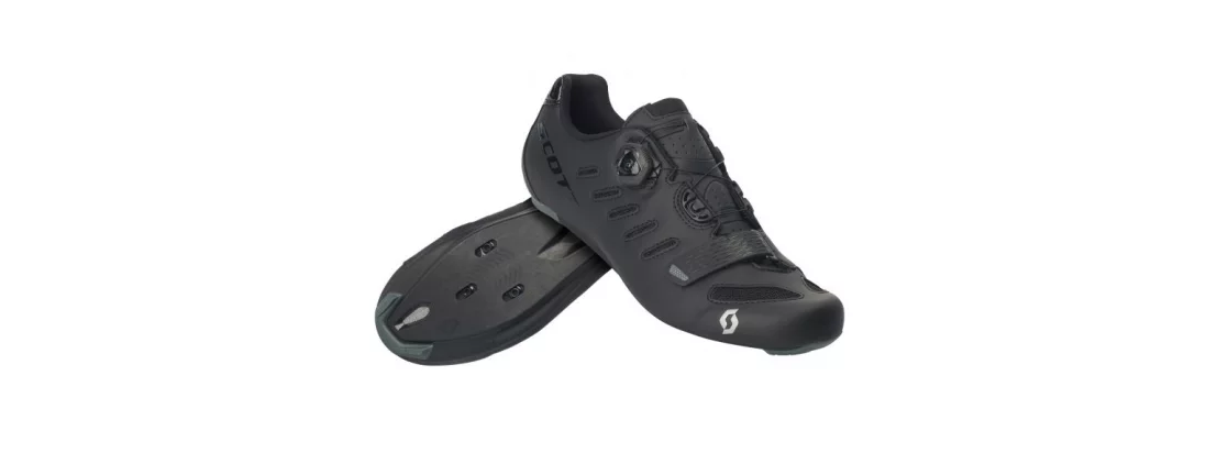 Scott Road Team Boa Matt Black\Gloss Black / Мужские шоссейные велотуфли