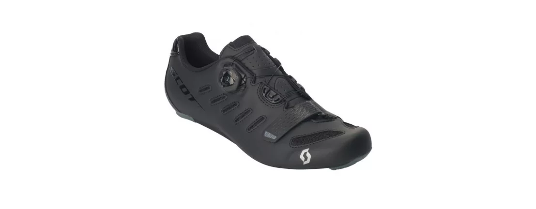 Scott Road Team Boa Matt Black\Gloss Black / Мужские шоссейные велотуфли 1