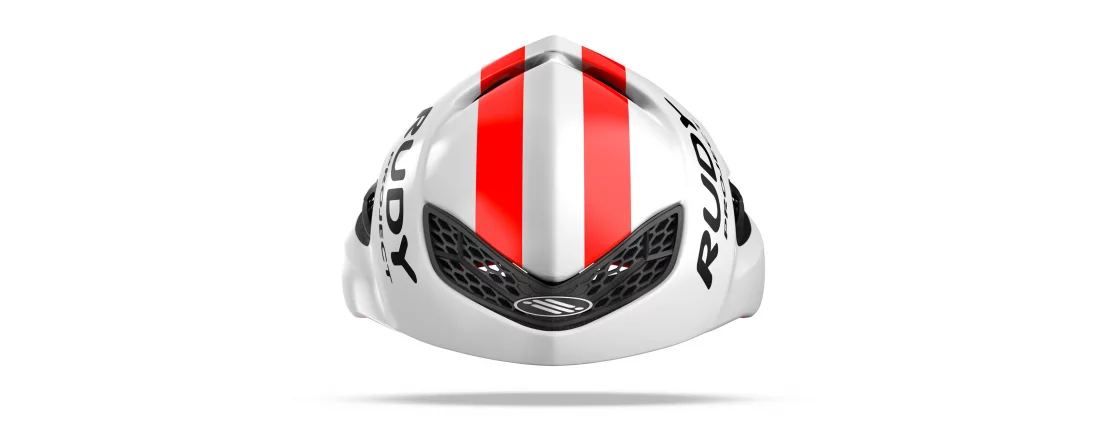 Rudy Project BOOST 01 WHITE/RED FLUO SHINY S/M / Шлем фото 1