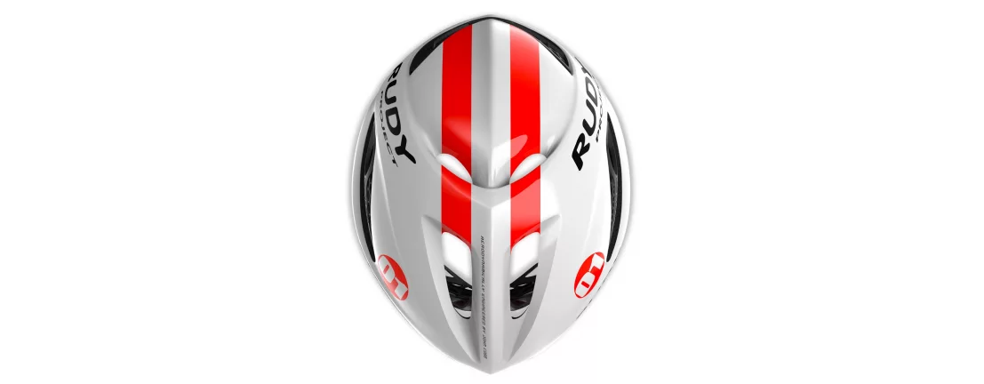 Rudy Project BOOST 01 WHITE/RED FLUO SHINY S/M / Шлем фото 4