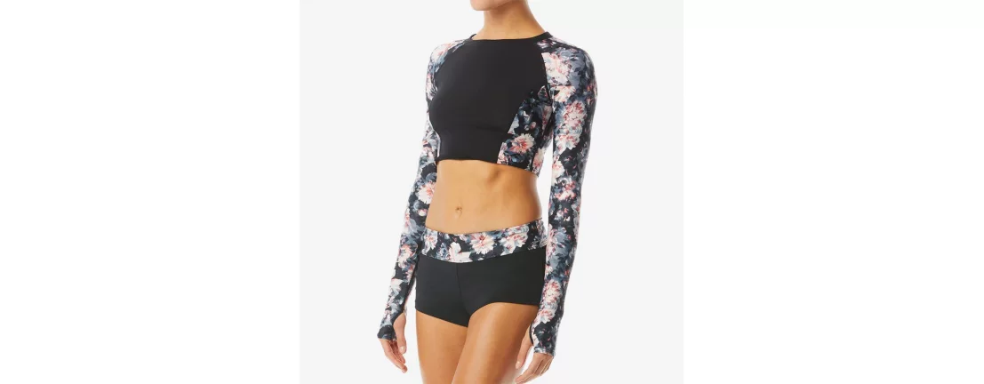 TYR Padma Mya Long Sleeve Crop Rashguard / Лайкра с длинным рукавом фото 2
