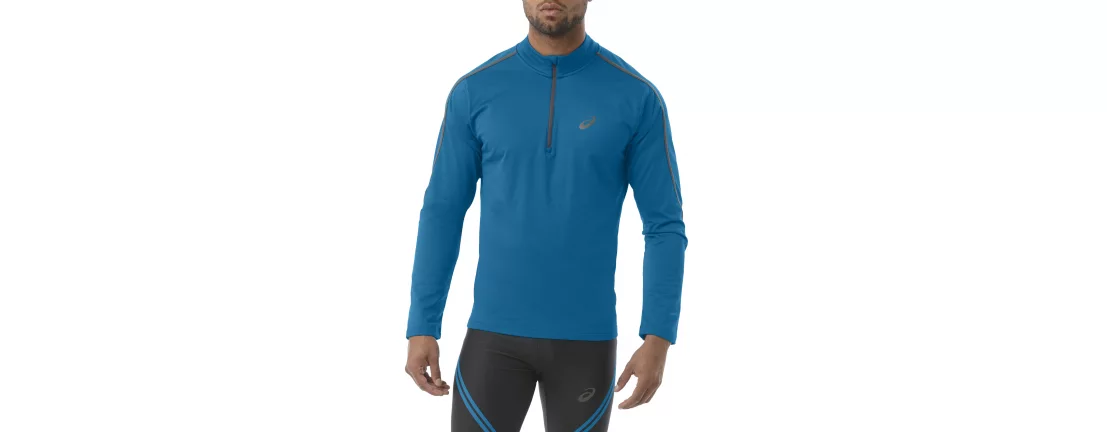 Asics LS Winter Top / Мужская утепленная беговая футболка с длинным рукавом 1