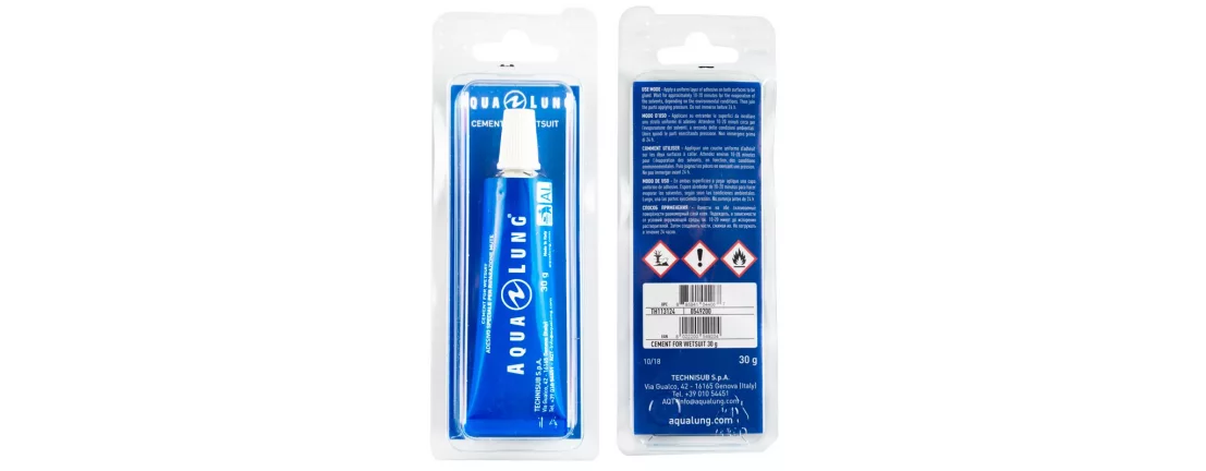 Aqua Lung Cement For Wetsuit / Клей неопреновый для гидрокостюма в тюбике 30г фото 2