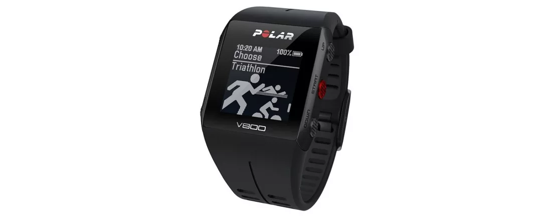 POLAR V800 Black H10 HR + Strava / Спортивные часы с пульсометром