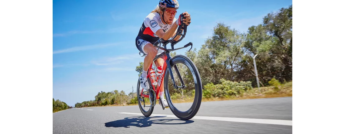 BMC Timemachine 02 ONE Silver/Red/Carbon Ultegra Di2 2020 / Велосипед для триатлона 7