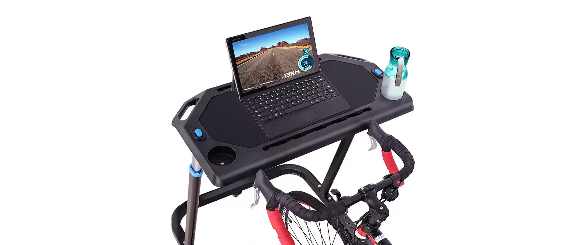 Стол-подставка для мобильных устройств для велотренажера