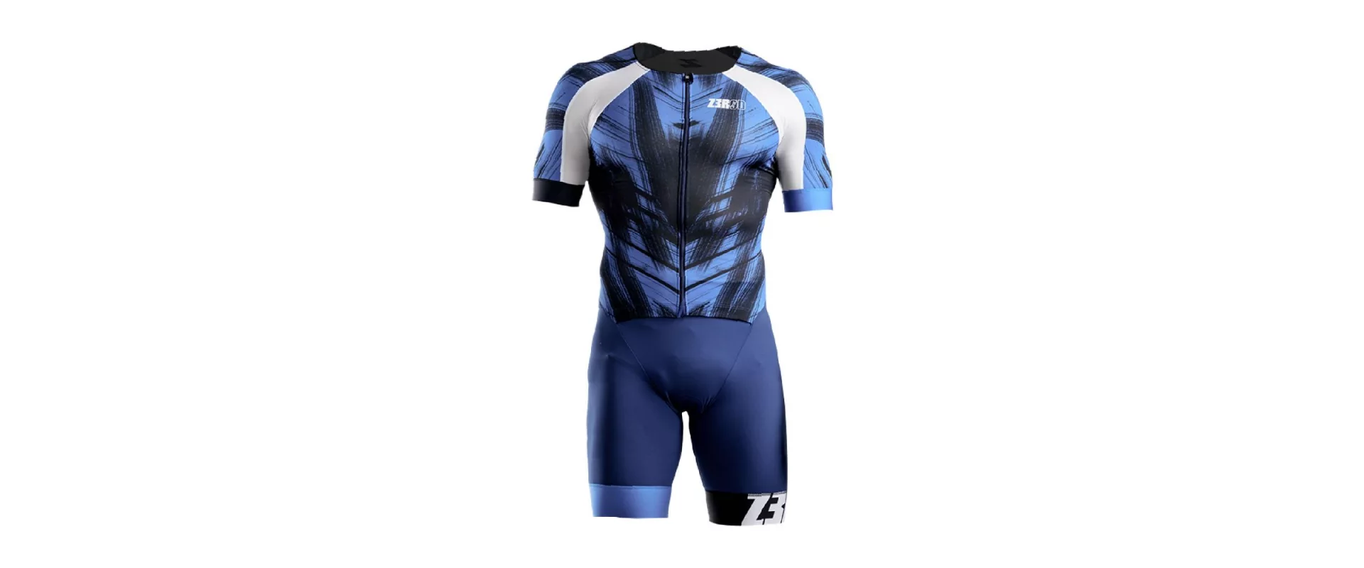 Z3R0D Racer TT suit Blue / Мужской cтартовый костюм для триатлона