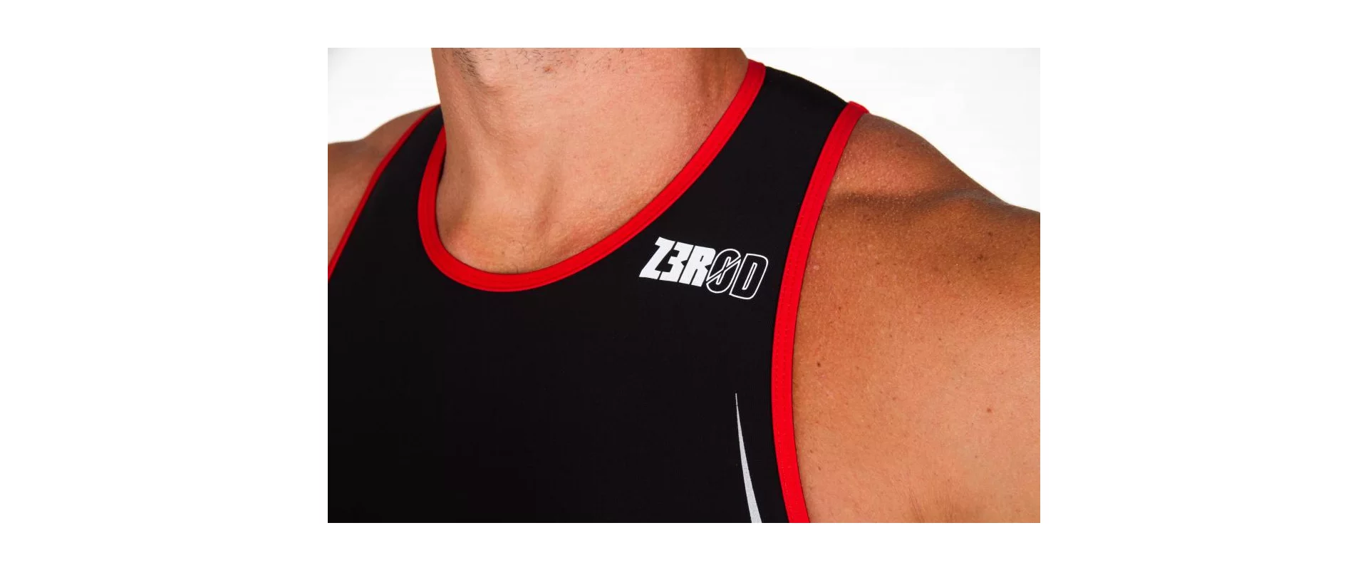 Z3R0D Racer Red / Мужской стартовый костюм для триатлона без рукавов фото 5