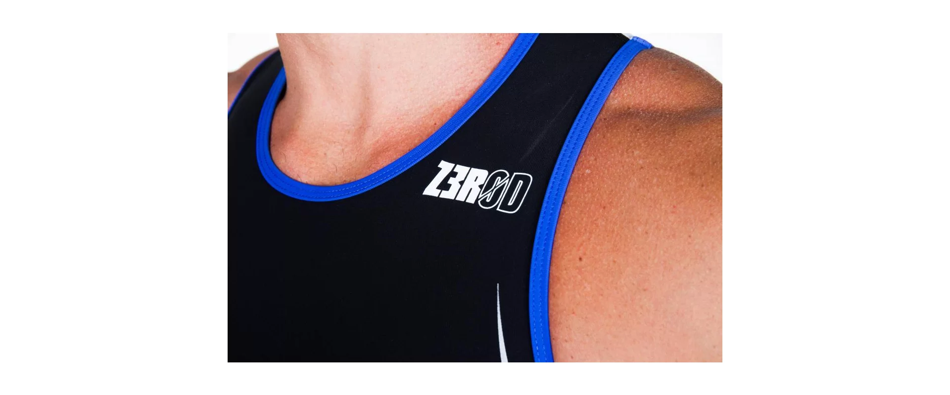 Z3R0D Racer Blue / Мужской стартовый костюм для триатлона без рукавов фото 6