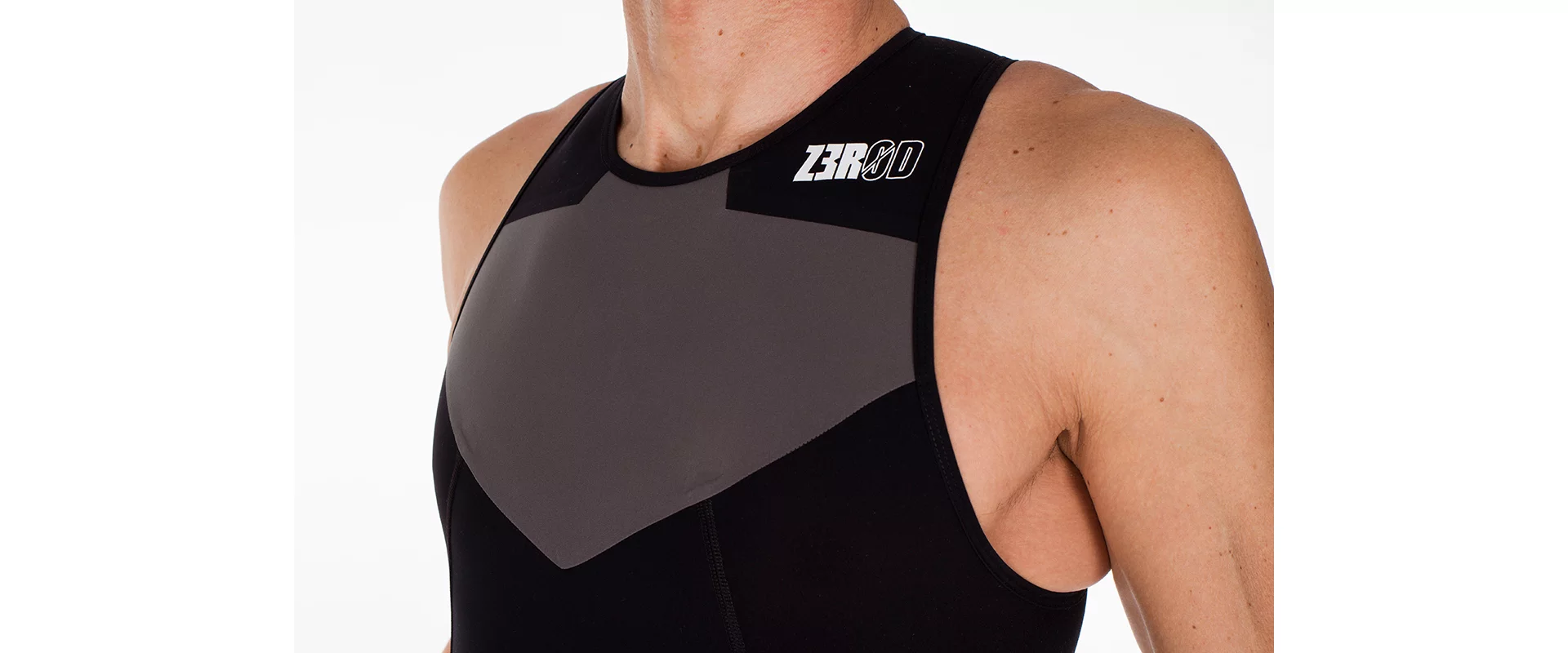 Z3R0D Elite Trisuit Black / Мужской стартовый костюм без рукавов фото 6