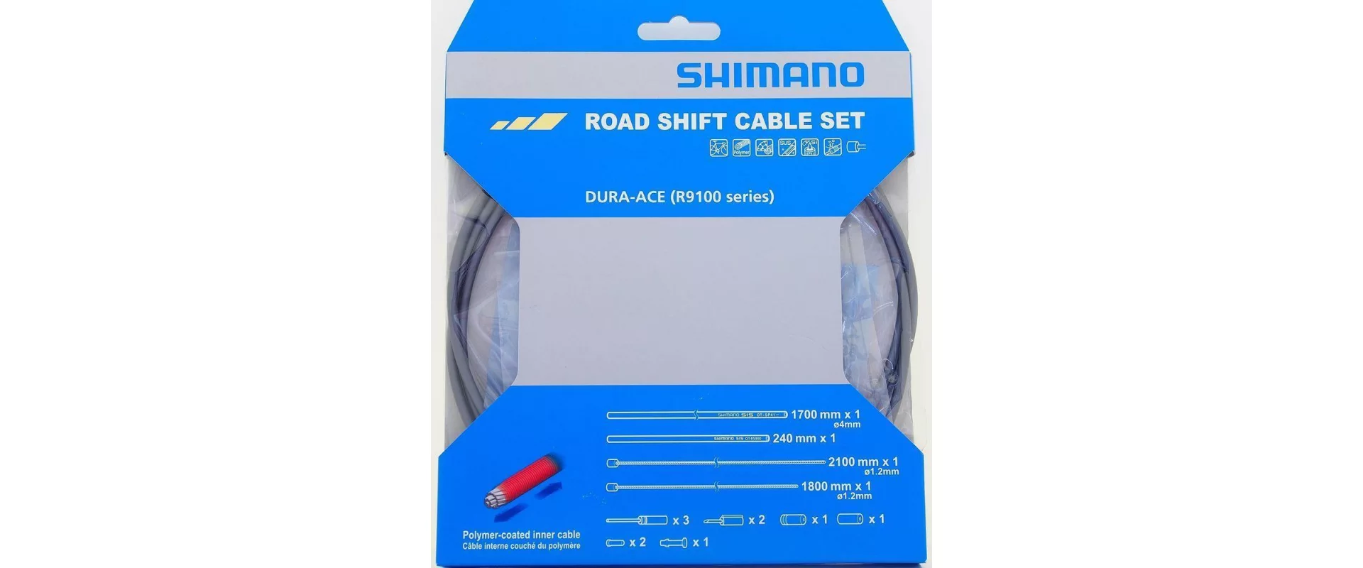 Shimano Dura-Ace R9100 Road Shift Cable Set 2100,1800mm / Трос и оплетка переключения