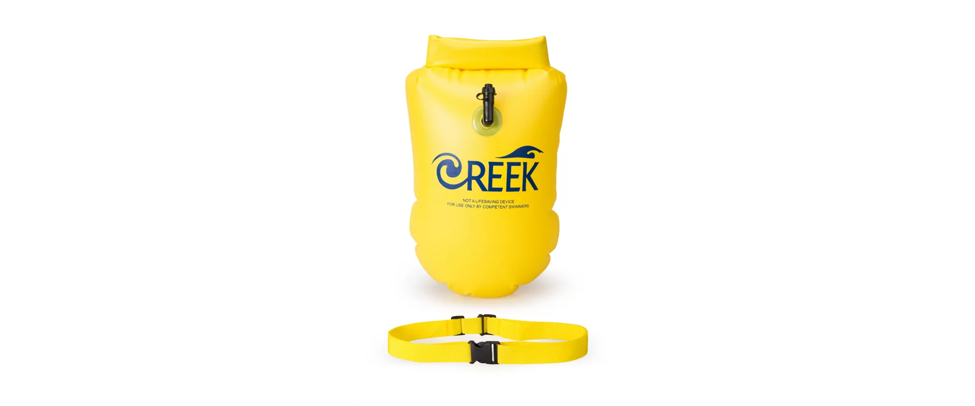 Creek Buoy желтый / Буй для плавания с герметичным отсеком