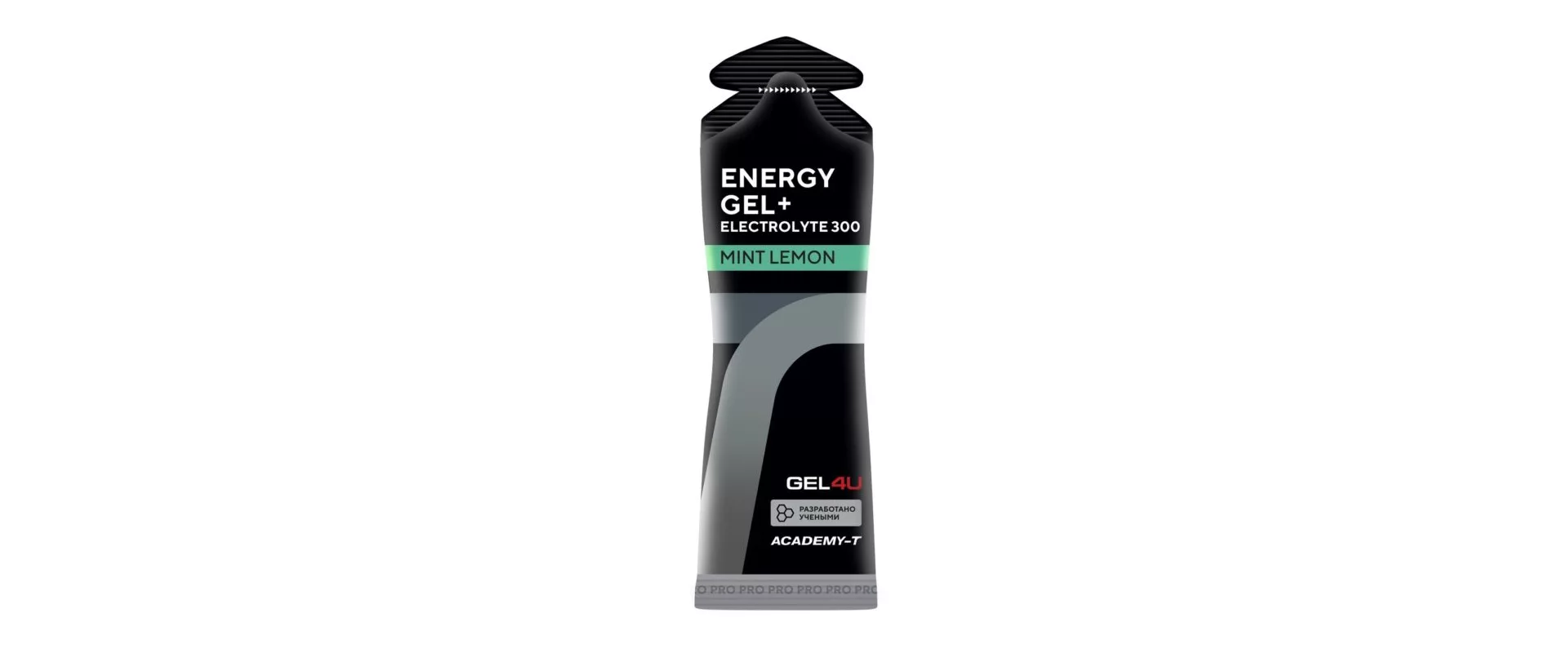 GEL4U + Electrolyte Лимон и Мята / Гель энергетический углеводный с электролитами 60мл