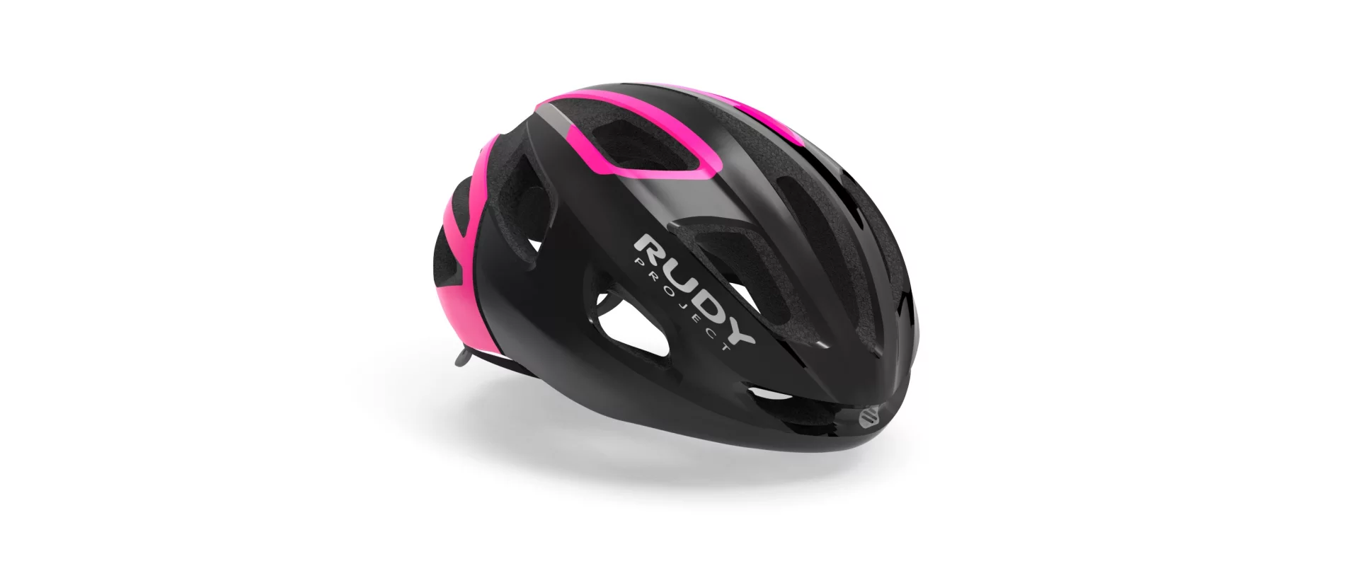 Rudy Project STRYM BLACK/PINK FLUO SHINY S/M / Шлем