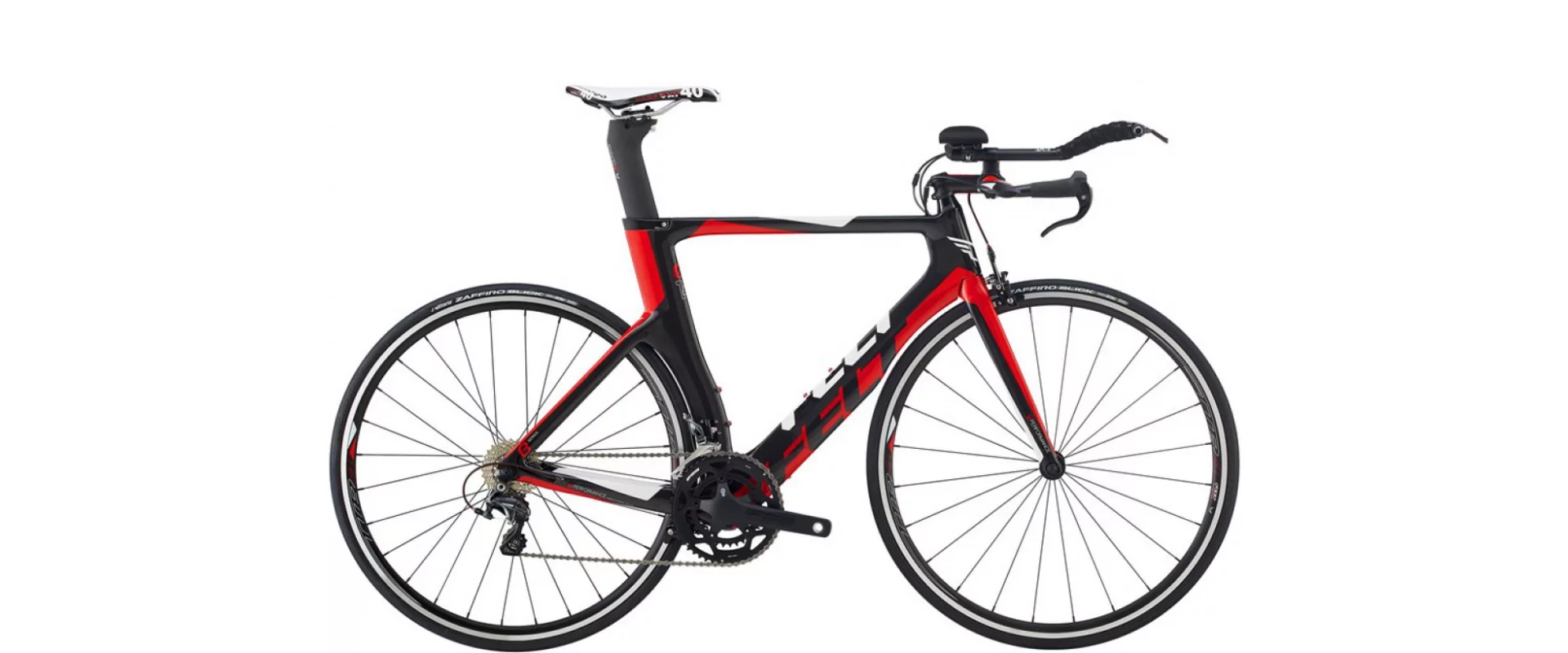 FELT B14 Carbon (Red, White) / Велосипед для триатлона