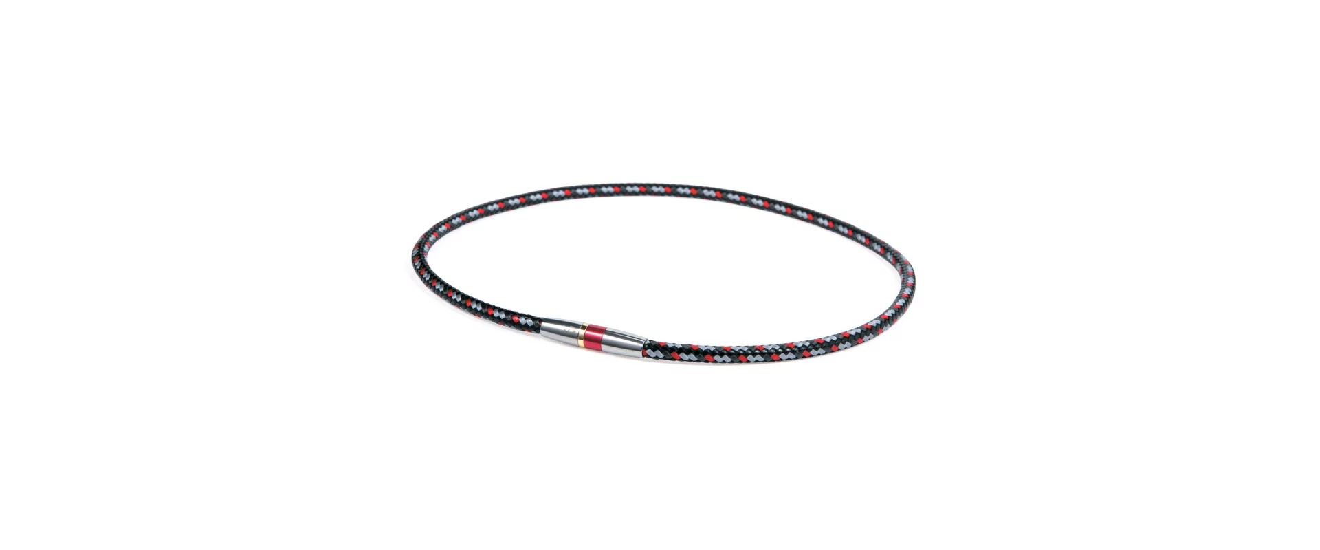 Phiten Rakuwa Necklace X50 High-end III Black Gray Red / Ожерелье